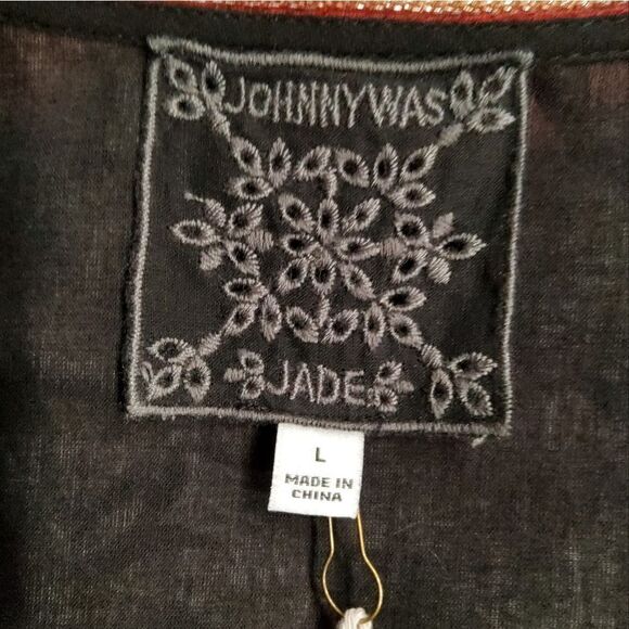 Johnny Was Kimmy Peasant Blouse Size L - Picture 3 of 16